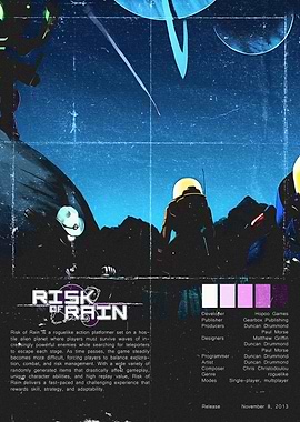 Risk of Rain Game Poster