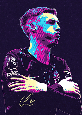 Cole Palmer Portrait Pop Art