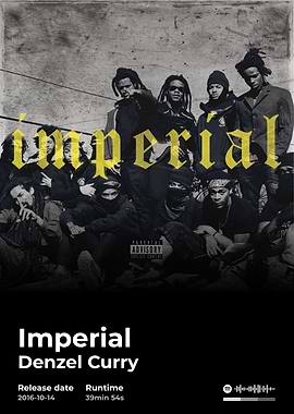Imperial Album Cover - Denzel Curry