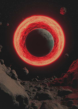 Red Giant Star and Planet