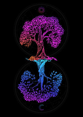 Colorful Tree of Life Illustration