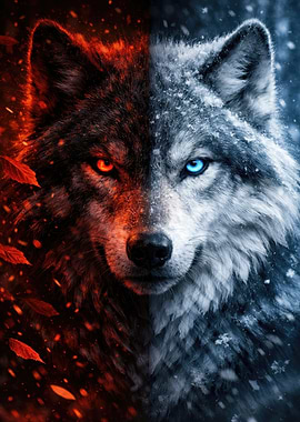 Wolf of Fire and Ice