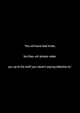 Inspirational Quote on Dark Background