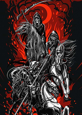 Four Horsemen of the Apocalypse Artwork