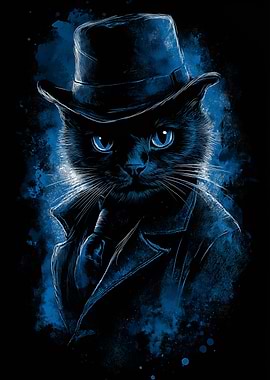 Dapper Cat Detective