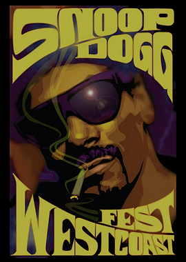 Snoop Dogg West Coast Fest Poster