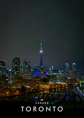 Toronto Skyline at Night