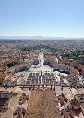 Aerial View of St. Peter's Square