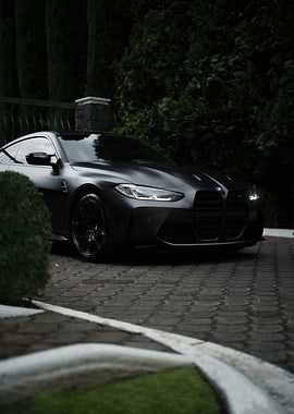Sleek Black BMW M4 Coupe