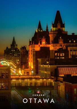 Ottawa, Canada at Night