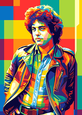Billy Joel Pop Art Portrait