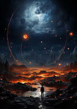 Otherworldly Landscape Art