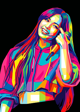 lisa Pop Art Portrait