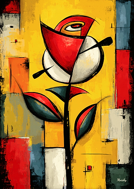 Silent Bloom — Contemporary Abstract Expressionism