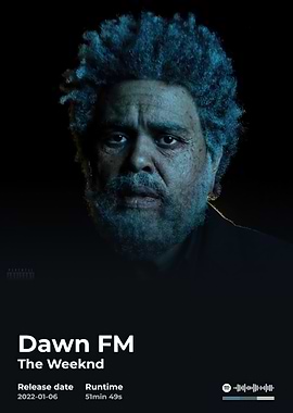 The Weeknd - Dawn FM Album Cover