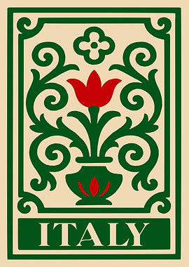 Italy Floral Decorative Design