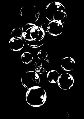 Bubbles in Black and White