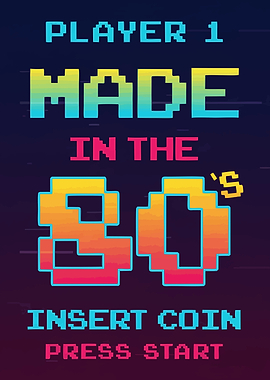 Made in the 80s Pixel Art