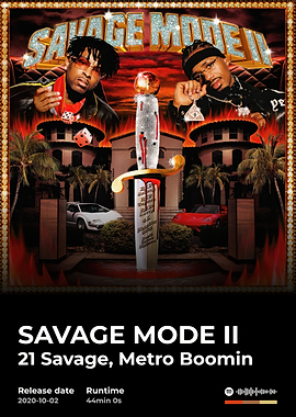 Savage Mode 2 Album Cover
