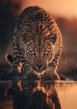 Leopard Golden Hour