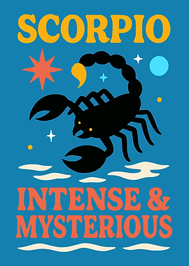 Scorpio Zodiac Sign Illustration