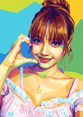 Lisa Portrait Pop Art