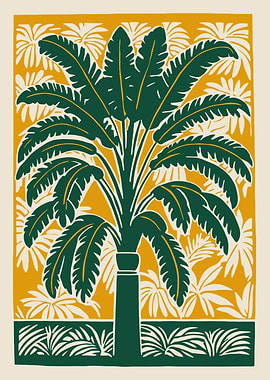Tropical Palm Tree Art Print