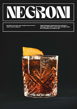 Classic Negroni Cocktail