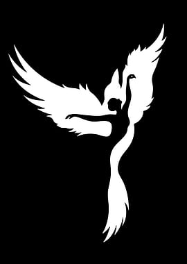 Phoenix Woman Silhouette