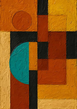 Abstract Geometric Painting with Circles