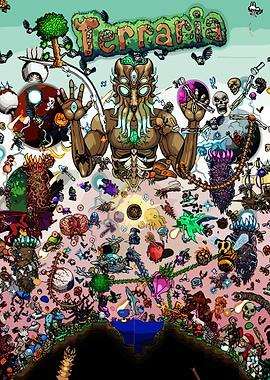 Terraria Game Illustration