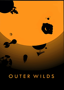 Outer Wilds Minimalist Poster