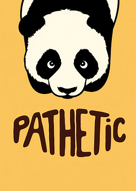 Pathetic Panda Illustration