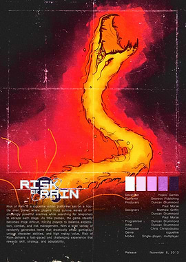 Risk of Rain Game Poster