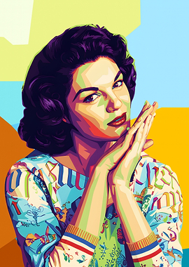 Colorful Portrait of a Woman