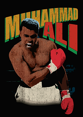 Muhammad Ali Boxing Champion Portrait