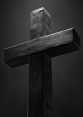 Dark Wooden Cross
