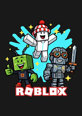 Roblox Characters Cartoon Illustration