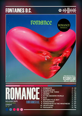 Fontaines D.C. - Romance Album Cover