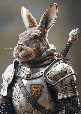 Rabbit Knight in Shining Armor