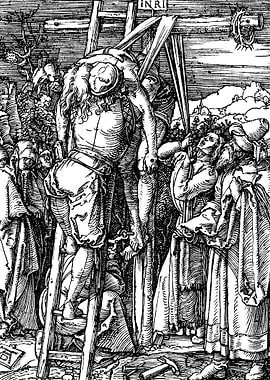 The Descent from the Cross Albrecht Durer Engraving