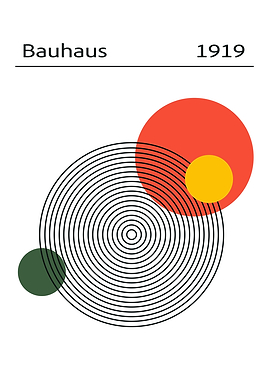 Bauhaus 1919 Abstract Geometric Art