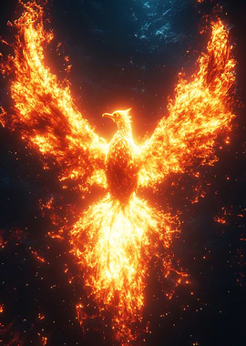 Fiery Phoenix Rising