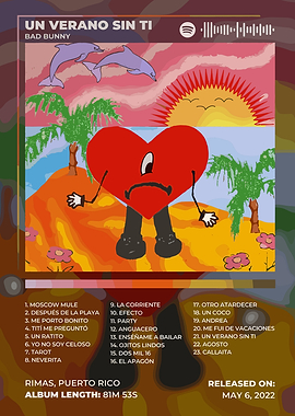 Un Verano Sin Ti Album Cover