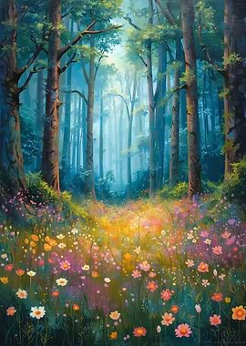 Enchanted Forest Meadow