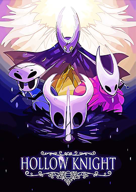 Hollow Knight characters poster