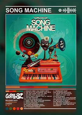 Gorillaz Song Machine Album Art
