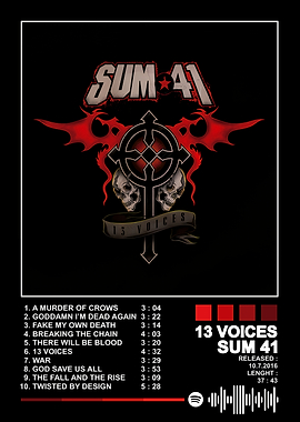 Sum 41 - 13 Voices Album Art