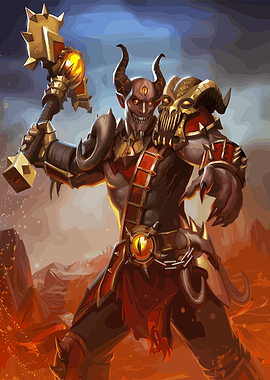 Demon Warrior with Hammer