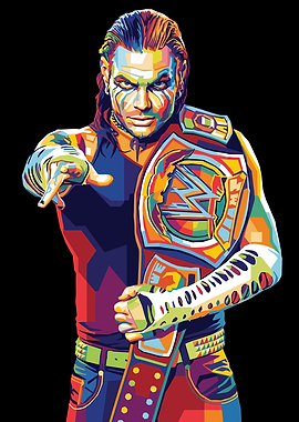 Jeff Hardy WWE Champion Pop Art